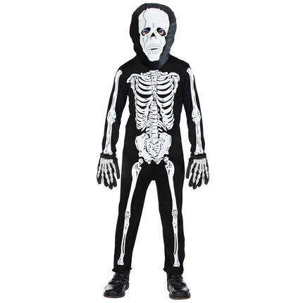 Halloween Jumpsuit Zwart Kind Skelet