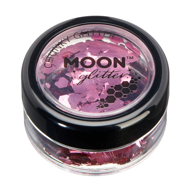 Moon Glitter Classic Chunky Glitter Pink 3g