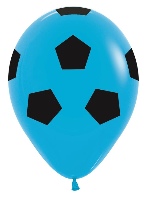 Ballonnen Soccerball Mix 30cm 25st