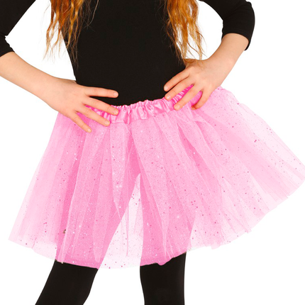 Roze Tutu Glitter 30cm