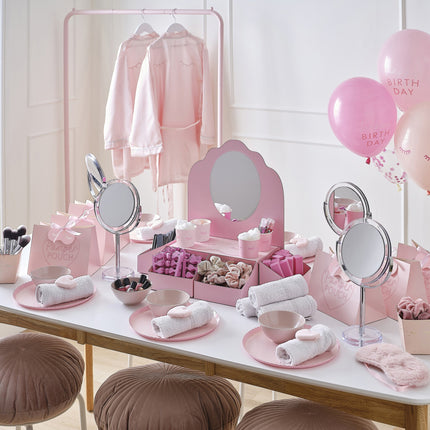 Pamper Party Badjas Roze 7-9 Jaar