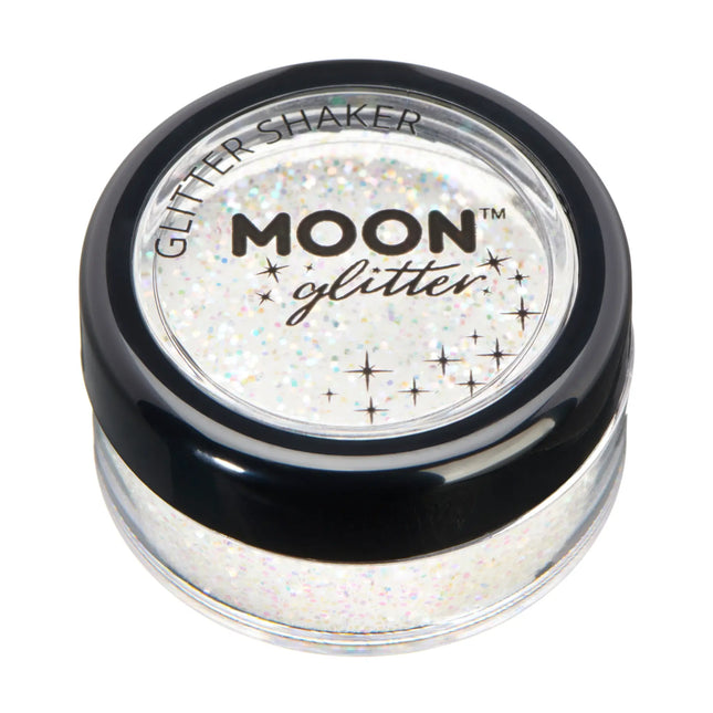 Moon Glitter Iridescent Glitter Shakers White 5g