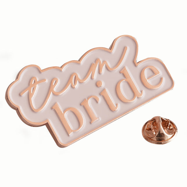 Rose Gouden Broche Team Bride