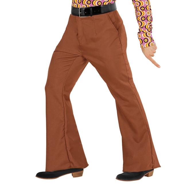 Disco 70S Broek Bruin Heren