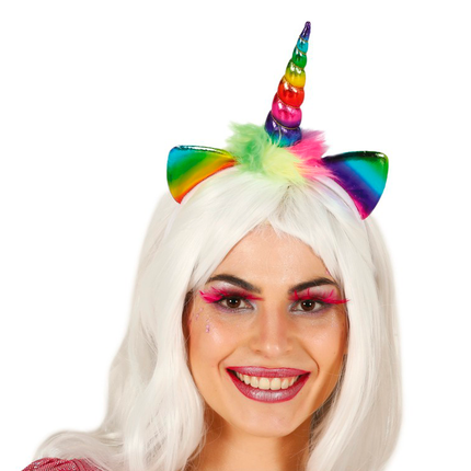 Unicorn Tiara Gekleurd