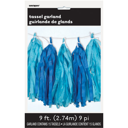 Tassel Slinger Blauw 2,7m