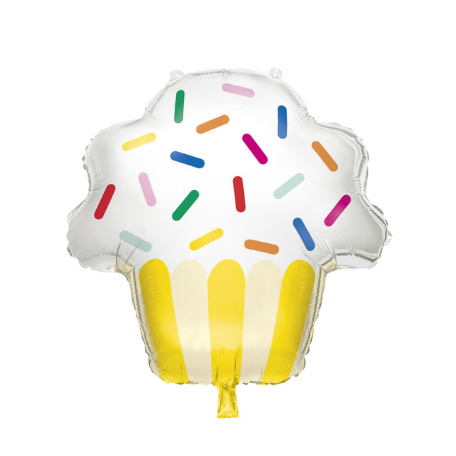 Helium Ballon Cupcake 74cm leeg