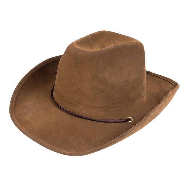 Cowboyhoed Utah Nepleer Bruin 43cm