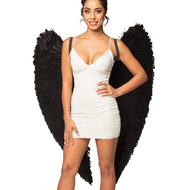 Engelen Vleugels Zwart XL 1,2m
