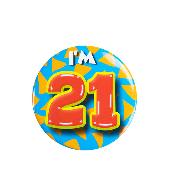 I'm 21 Button 21 Jaar 5,5cm