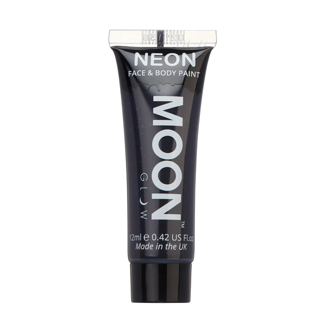 Moon Glow Pastel Neon UV Face Paint Black 12ml