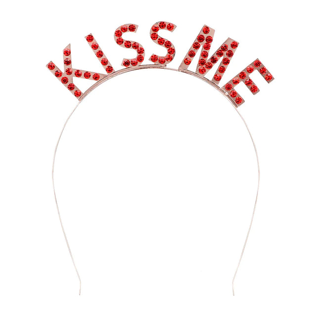 Rood Haarband Kiss Me