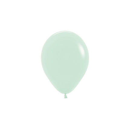 Ballonnen Pastel Matte Green 12cm 50st