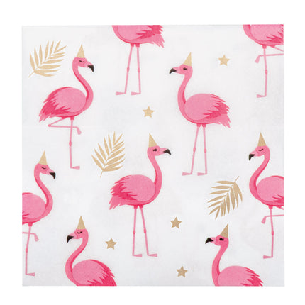 Flamingo Servetten Papier 33cm