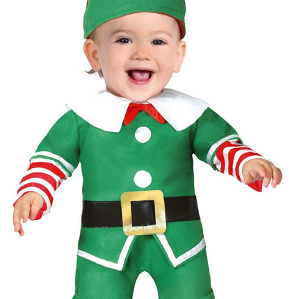 Kerst Elfje Pak Baby Deluxe