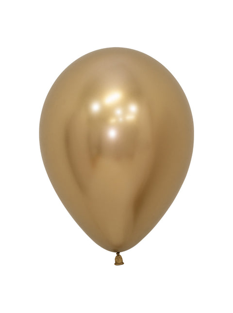 Ballonnen Reflex Gold 23cm 80st