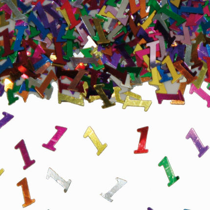 Tafelconfetti 1 Jaar 1cm 600st