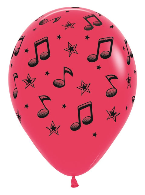 Ballonnen Music Notes 30cm 25st