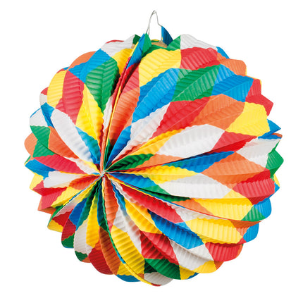 Regenboog Lampionnen Ballon 22cm 12st