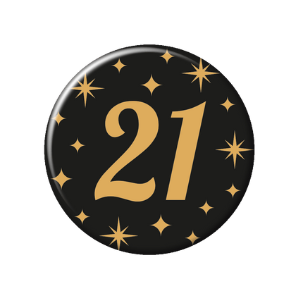 21 Jaar Button