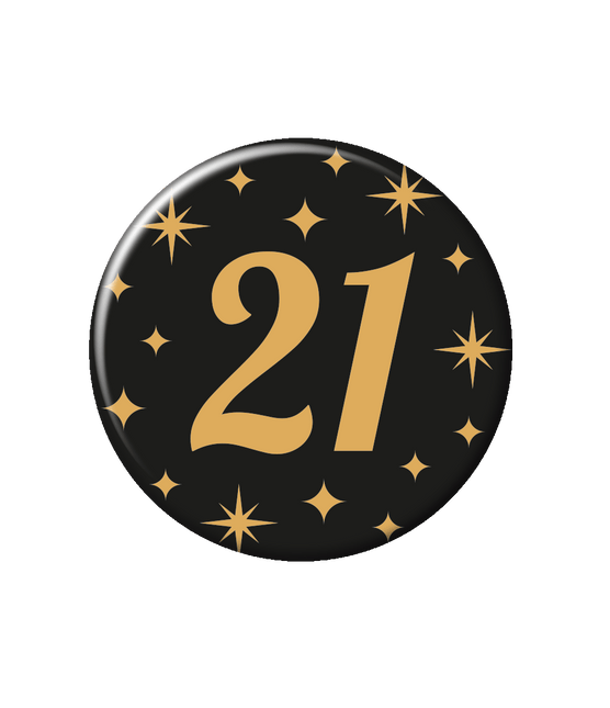 21 Jaar Button