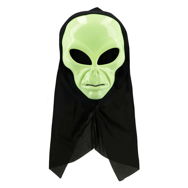 Halloween Masker Groen Alien