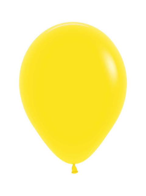 Ballonnen Yellow 25cm 100st