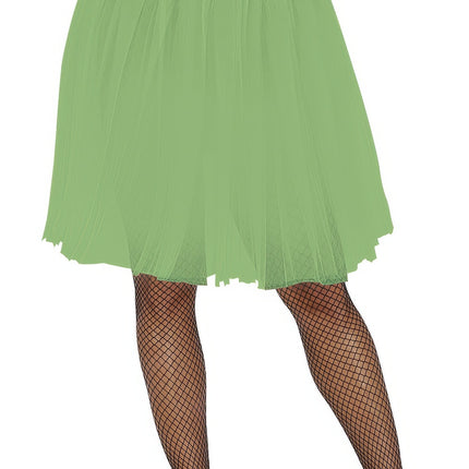 Lichtgroene Tutu Dames 60cm