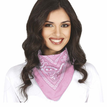 Roze Sjaal Bandana