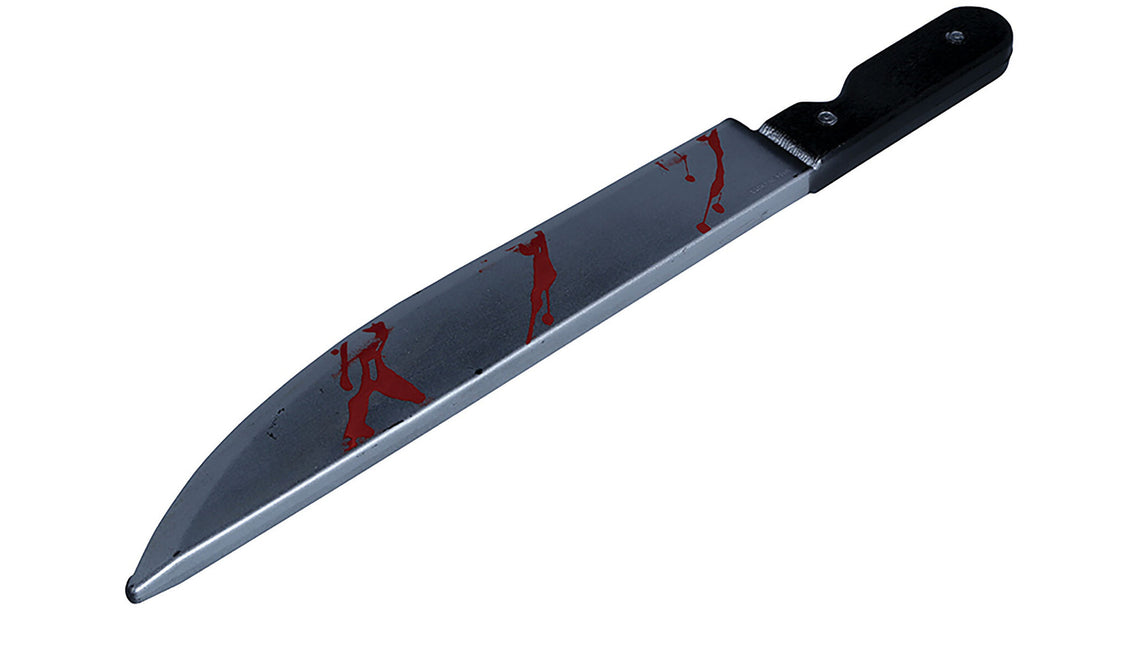 Halloween Nep Machete Met Bloed 45cm