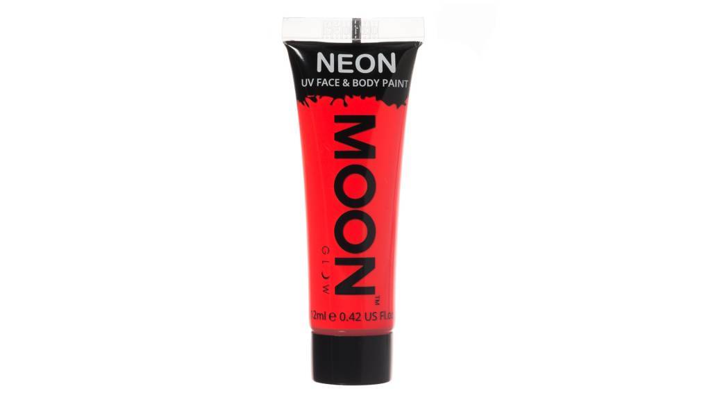 Moon Glow Intense Neon UV Face Paint Intense Red