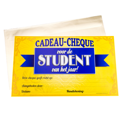 Cadeaubon Student 34,5cm