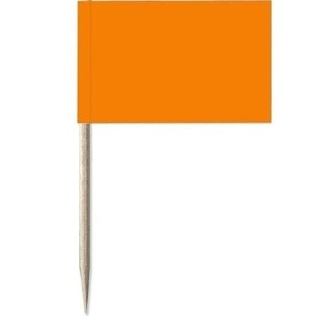 Oranje Cocktailprikkers 6cm 50st