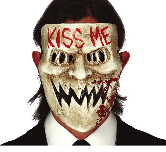 Halloween Horror Kiss Me Masker