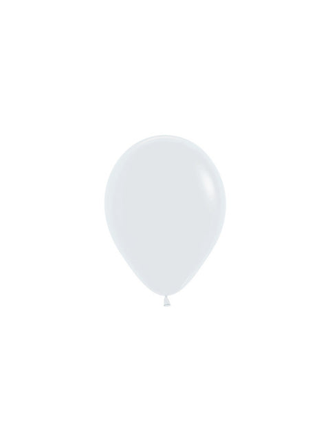 Ballonnen White 12cm 50st