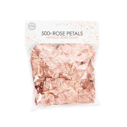 Rose Gouden Rozenblaadjes Metalic 500st