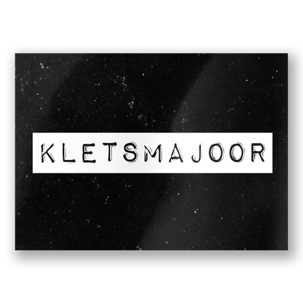 Wenskaart Kletsmajoor 15cm