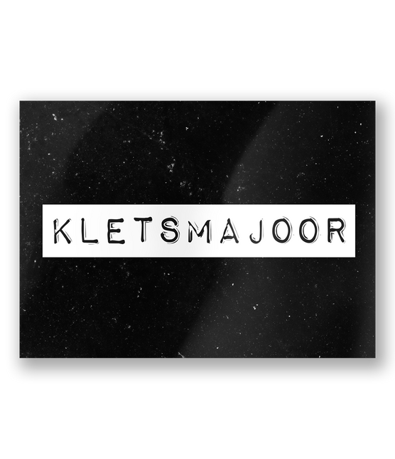 Wenskaart Kletsmajoor 15cm