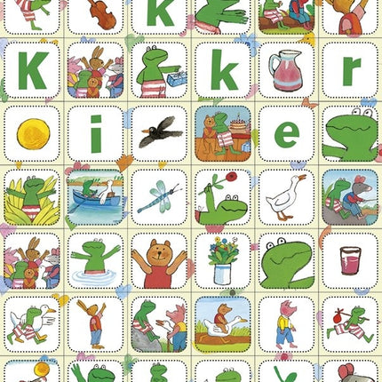 Kikker En Vriendjes Stickers Klein