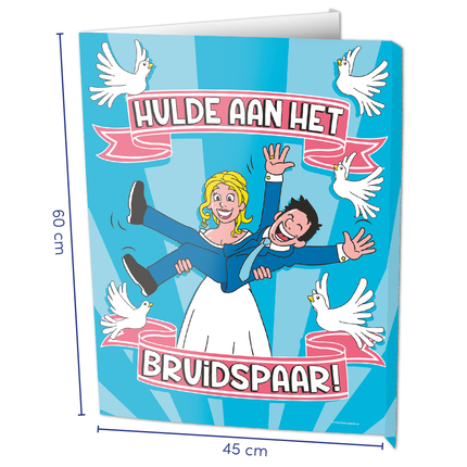 Raambord Bruidspaar 60cm