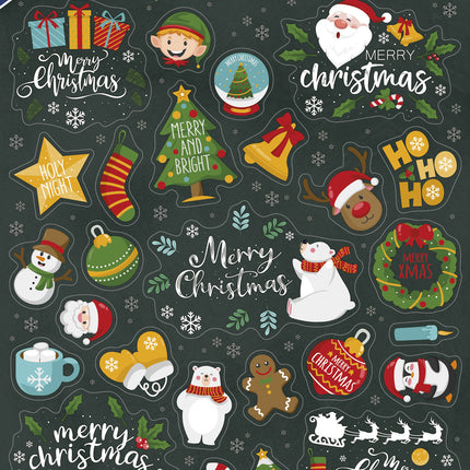 Stickers Kerst Groot