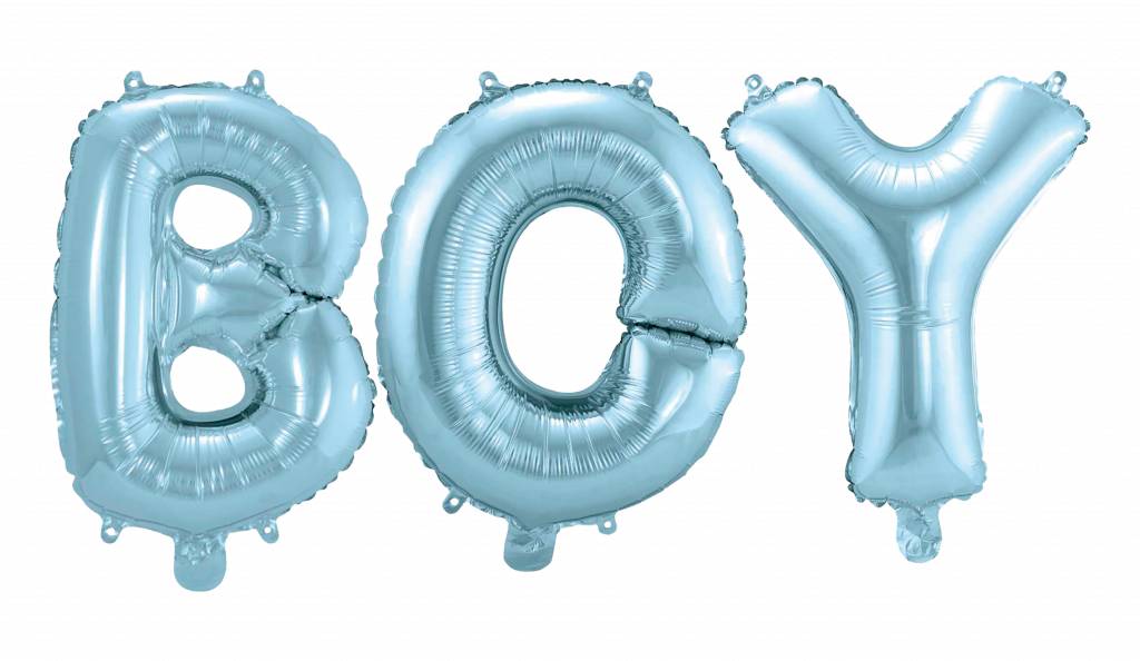 Geboorte Ballonnen Letter Set Boy 36cm