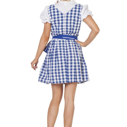 Blauwe Dirndl Jurk Oktoberfest Dames