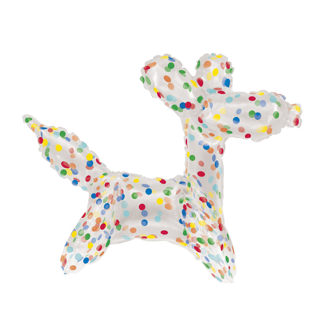 Hond Ballon Gekleurd 76cm