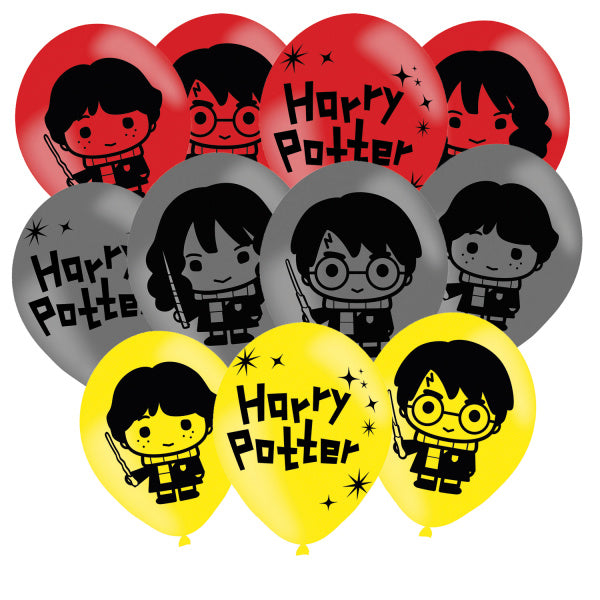 Gekleurde Harry Potter Ballonnen 27,5cm 6st