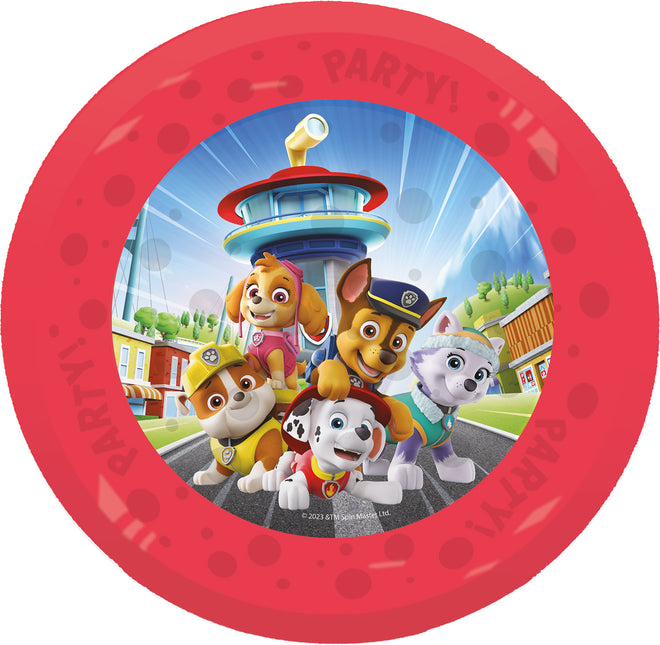 Paw Patrol Bord Herbruikbaar 21cm