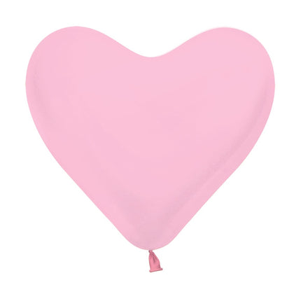 Ballonnen Hart Pink 30cm 50st