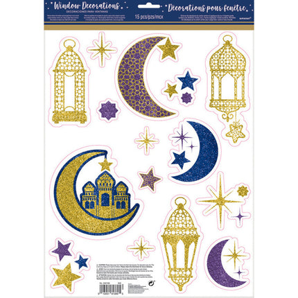 Ramadan Raamsticker 43cm 15st