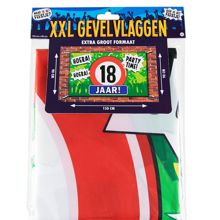 Gevelvlag 18 Jaar 1,5m