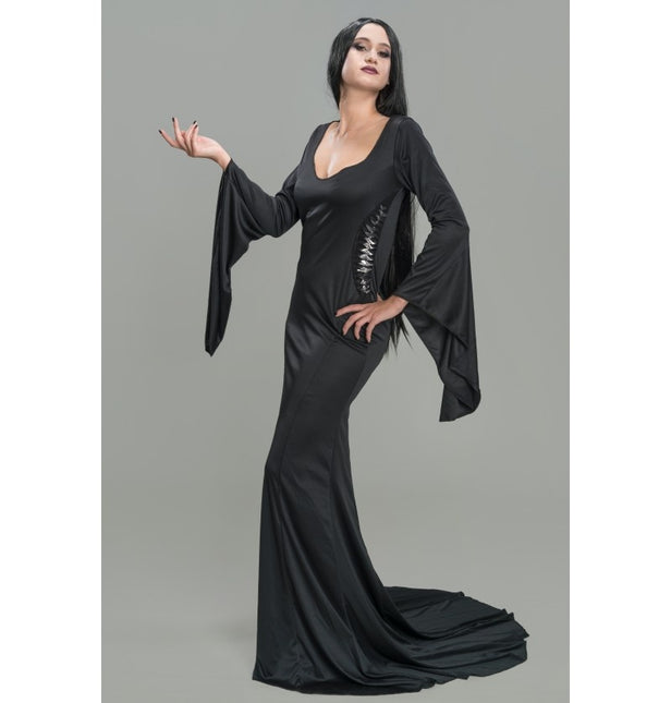 Kostuum Wednesday Morticia Jurk